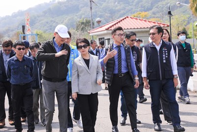 水情轉「提醒綠燈」 盧市長視察台中石岡壩:高度關切、提前準備