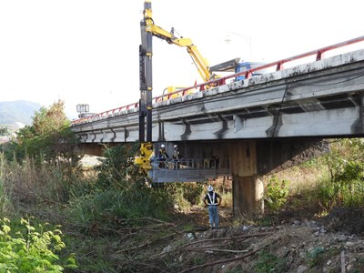 因應花蓮規模7.2強震後續餘震不斷！中市建設局提前完成特殊性橋梁檢測