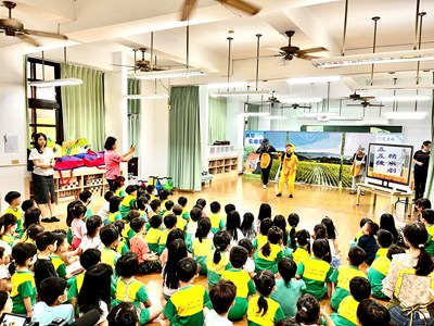 113年幼兒園動保戲劇巡迴拉開序幕 用話劇讓孩童認識飼主責任