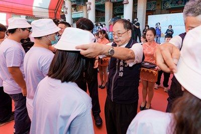 中市成年禮10月27日元保宮登場,接受三加禮祝福(資料照片)