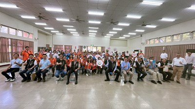 臺中市水患自主防災社區公私協力合作備忘錄簽署暨頒獎儀式-大合照