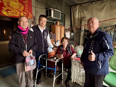 中市各區公所低溫關懷服務送暖獨老及弱勢族群