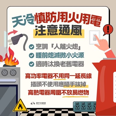 冬季用火用電安全大作戰 提升防火意識保障居家安全