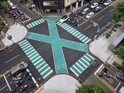 設置行人專用時相，提升行人穿越道路安全性