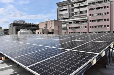 台中23處公有市場屋頂太陽能年發電量近600萬度_0