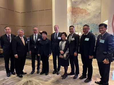拓展台中國際經貿合作！台灣美國商會謝年飯晚宴 盧市長連3年受邀