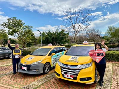台中市政府交通局改善偏鄉公共運輸，小黃公車駕駛陳眾城與劉煒晴夫妻檔熱心服務