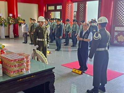 中市軍人忠靈祠春祭 民政局長主祭緬懷忠烈英靈
