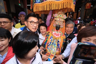 遶境天數全台最長！ 台中樂成宮「旱溪媽祖」今起駕出巡 盧市長祈願：盼四時無災、世界平安