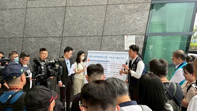 台中高鐵特區人車往來密集，立法院江啟臣副院長等率隊考察