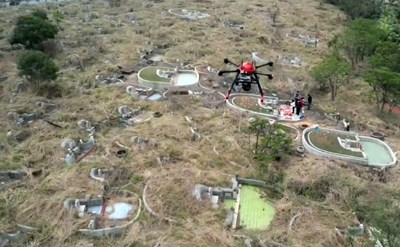 用無人機於墓地火警巡查，顯著提升火警取締成效