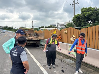 中市府勒令停工並開罰、嚴守道路安全!