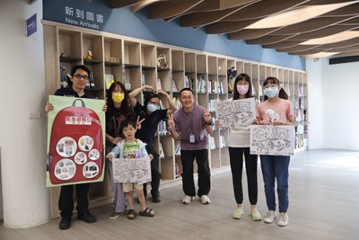 中市消防局與市立圖書館合作舉辦「消防防災著色徵稿比賽