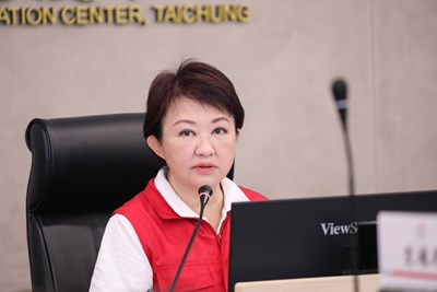 市長盧秀燕今(7)日上午9時親自召開災害應變中心第三次工作會報