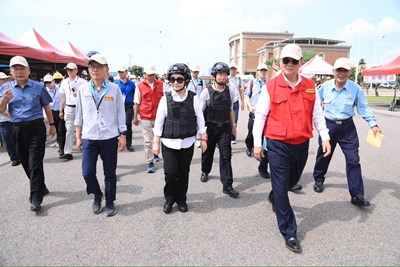 強化城市韌性！盧市長率隊實地視導防空演習