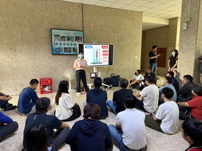 熱危害預防及急救演練上課情形