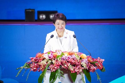 盧市長致詞籲各界關懷花蓮-善良-團結-勇敢-是立國精神