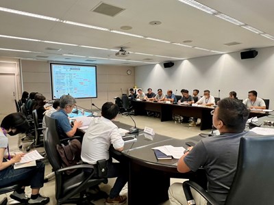中市府經發局偕同台積電召開中科擴二新廠施工前跨局處協調會議