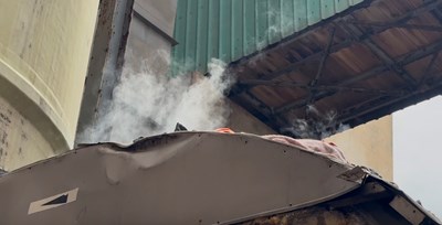 現場查獲不法排放