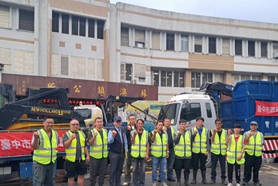 下午3時30分全員平安抵達蘇澳鎮公所，隨即與公所確認工作區域後投入復建工作_0