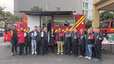 台中市消防局採購1輛「多功能後勤照護車」於115年1月1日正式上線啟用
