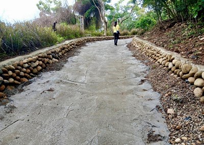 大甲鐵砧山桂花泉步道優化工程持續推進