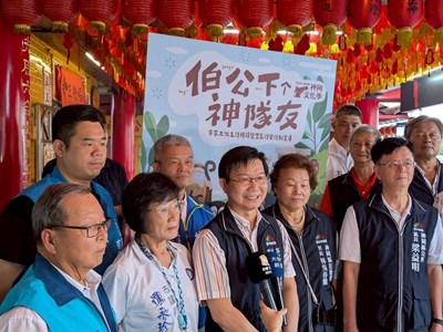 客委會江主委、市議員羅永珍、神岡區梁區長及多位里長共同參與「2026神岡文化季」