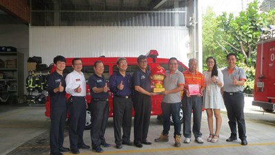 義消張榮宏捐消防警備車 中市救災能量再提升(3)