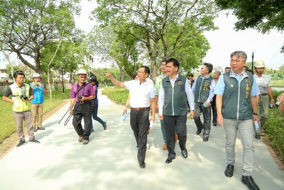 花博豐原園區軟埤仔溪水域工程完工 林市長:打造水岸花都典範