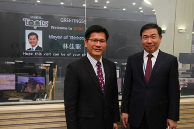 林市長首爾TOPIS取經 決邀韓專家到臺中診斷行控中心問題