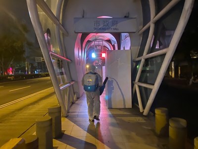 春節連假交通防疫 中市加強大眾運輸場站環境消毒1