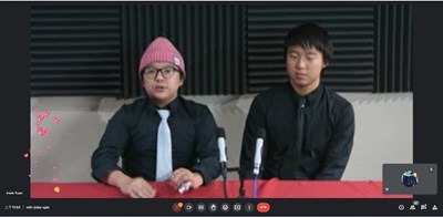 提升英語表達力 台美國中生視訊交流說笑話