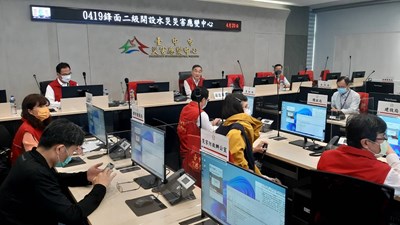 受鋒面影響對流旺盛 中市水災應變中心升級二級開設