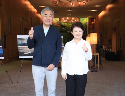 日本知名建築師隈研吾拜會 盧市長宣示孵蛋決心
