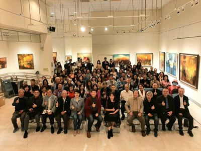 簡昌達油畫創作展今(2)日舉辦盛大開幕活動