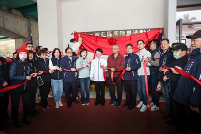 達成地方多年心願!西屯廣福里活動中心啟用 盧市長:年前完工嘉惠里民