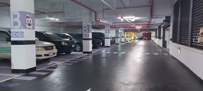 市府啟動停車場翻新改造計畫,西區忠明公園地下停車場大變身