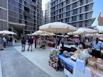 太平育賢二期好宅「逸居生活園區」共規劃26間店鋪,目前出租率已超過9成,逐漸成型的商圈為周邊的生活機能注入一股活水。