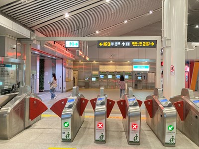 台中捷運車站整體清潔高居旅客滿意度第1名。