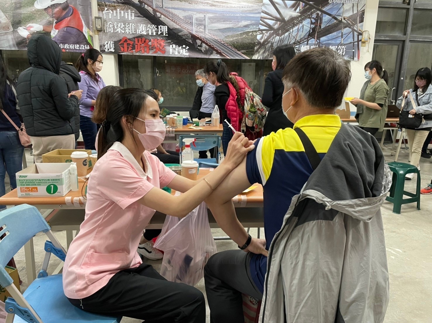 中市最美接種站2/24再度啟站   持續提供民眾便利接種管道