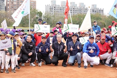 台中首辦全國U8社區棒球大賽 運動局長:深耕棒球扎根社區