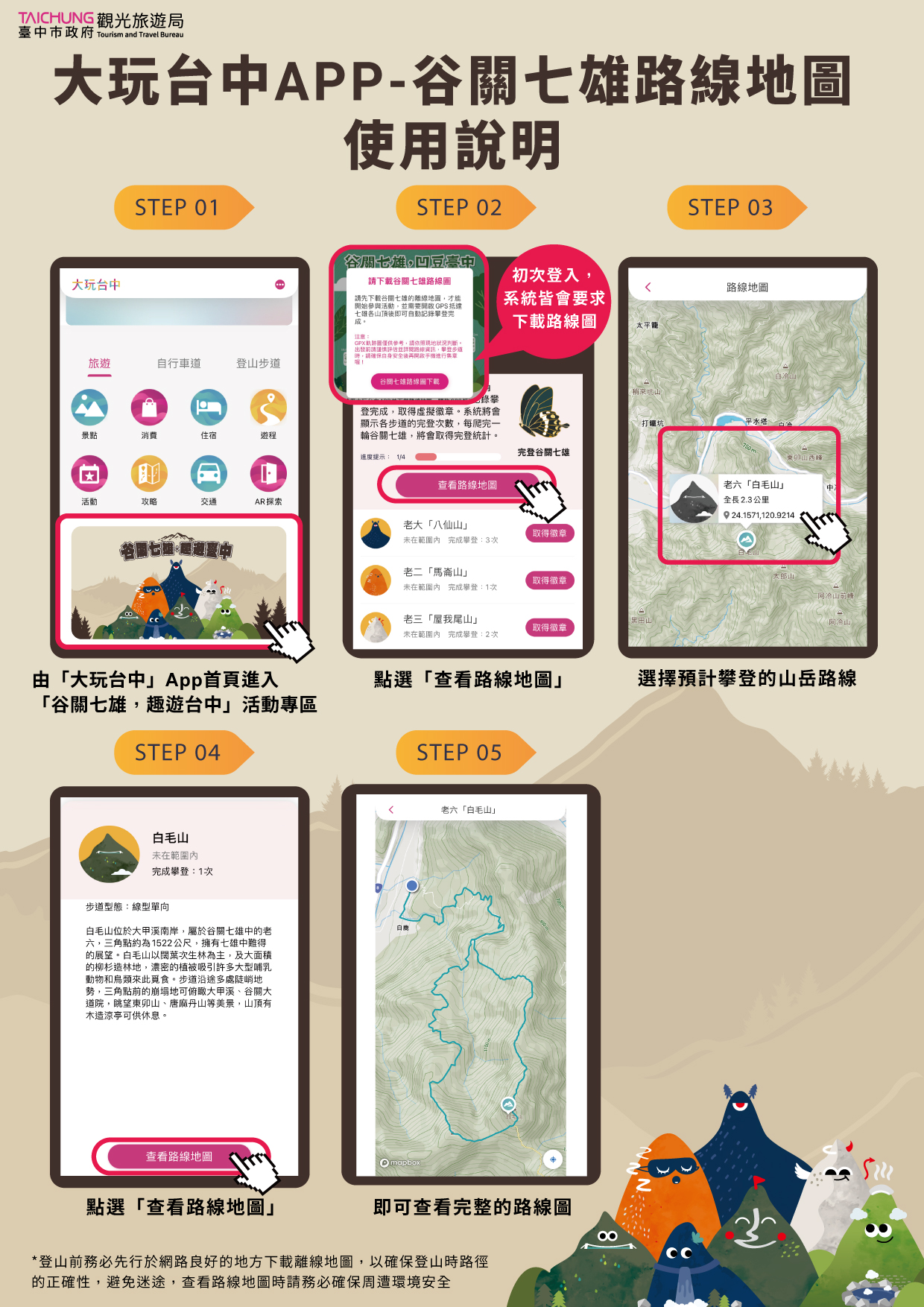 大玩台中app-谷關七雄路線地圖使用說明.jpg