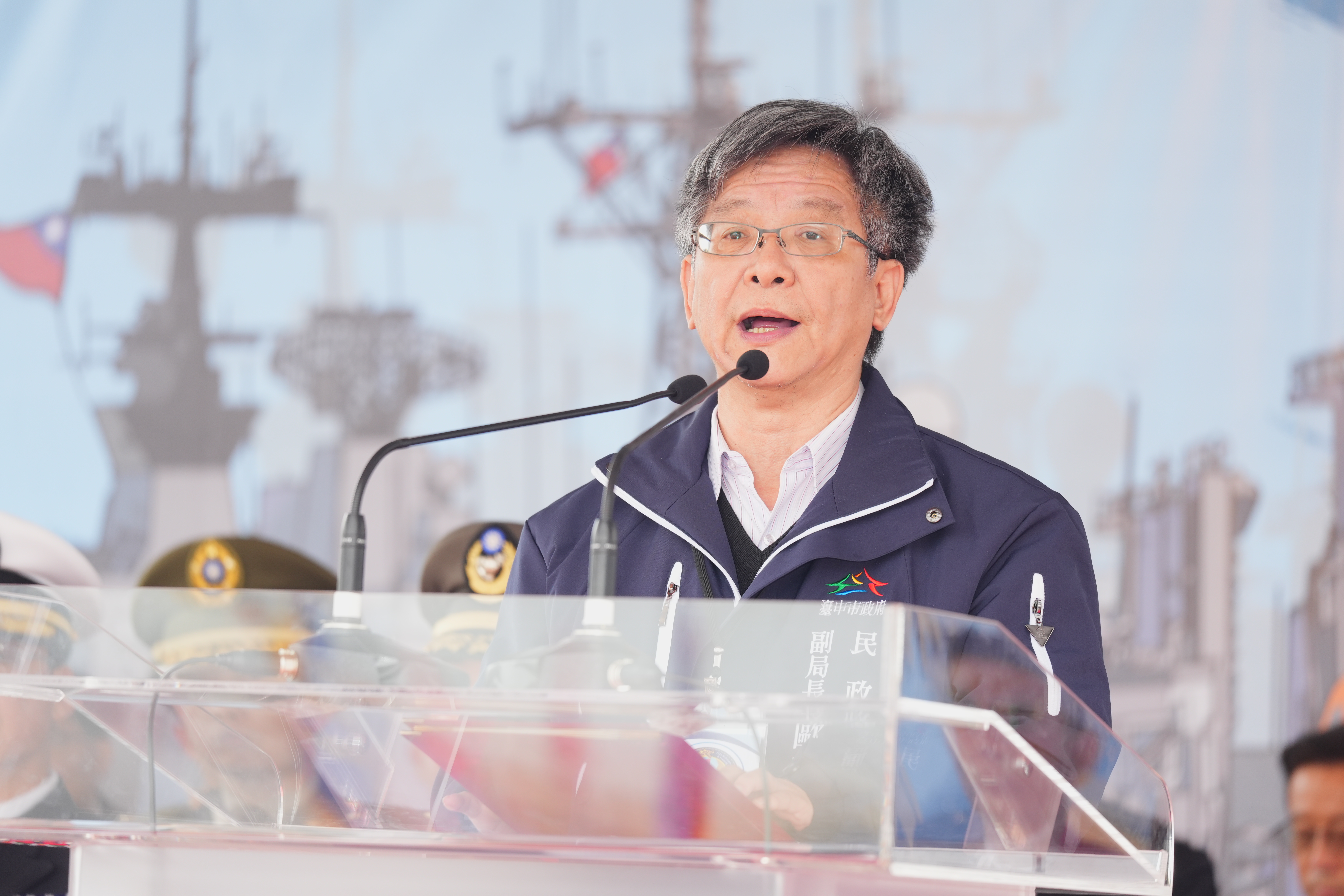 海軍敦睦艦隊新一代兵力軍艦抵台中港 中市府贈加菜金感謝保家衛國