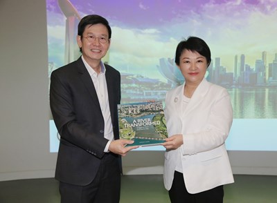 出訪新加坡最後一天 盧市長拜會市建局 取經城市綠化成功經驗