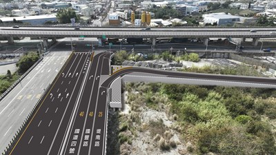 紓解豐洲科技園區上班車流,建設局辦理后豐大橋新增引道工程