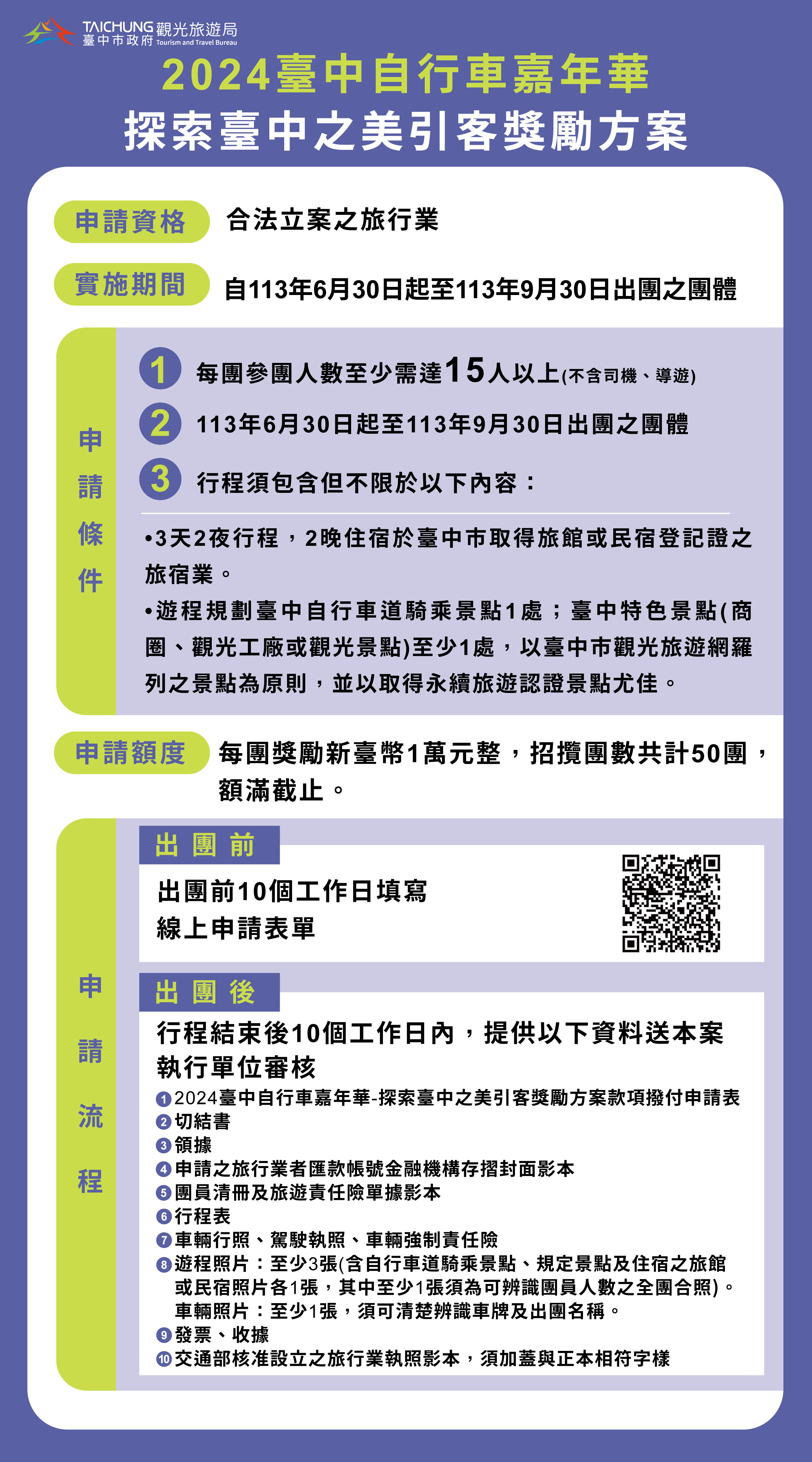 臺中市政府全球資訊網-市政新聞-中市府推引客獎勵方案號召旅行社揪團騎遊台中