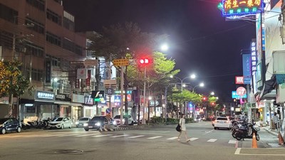 01-照亮安全回家路!中市建設局斥資6,000萬換裝海線山城聯絡道節能路燈