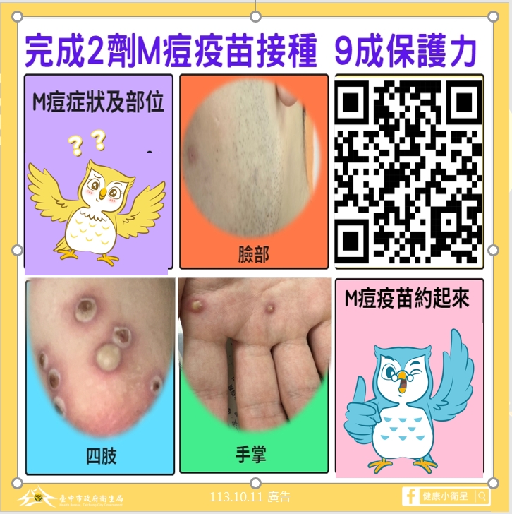 臺中市政府全球資訊網-市政新聞-國內外M痘疫情風險持續 中市衛生局籲高風險族群完成2劑疫苗接種