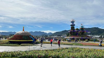 2024新社花海暨臺中國際花毯節圓滿落幕 清潔隊迅速恢復場地環境