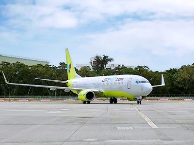 真航空「台中-仁川」12月19日首航滿載旅客_0